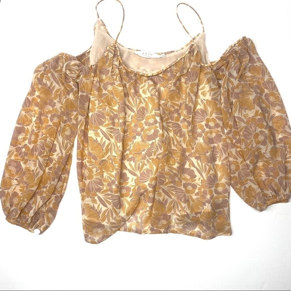 Revolve ASTR the Label Josephine Cold Shoulder Top - Picture 4 of 9